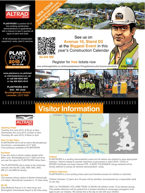 ALTRAD Belle @ Plantworx 2015 - 47 to Go!